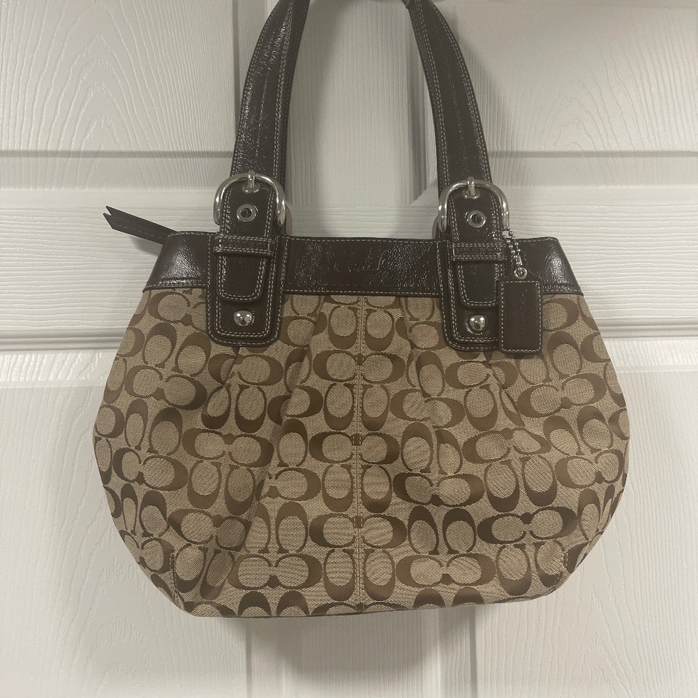 Coach monogram bag/tote
